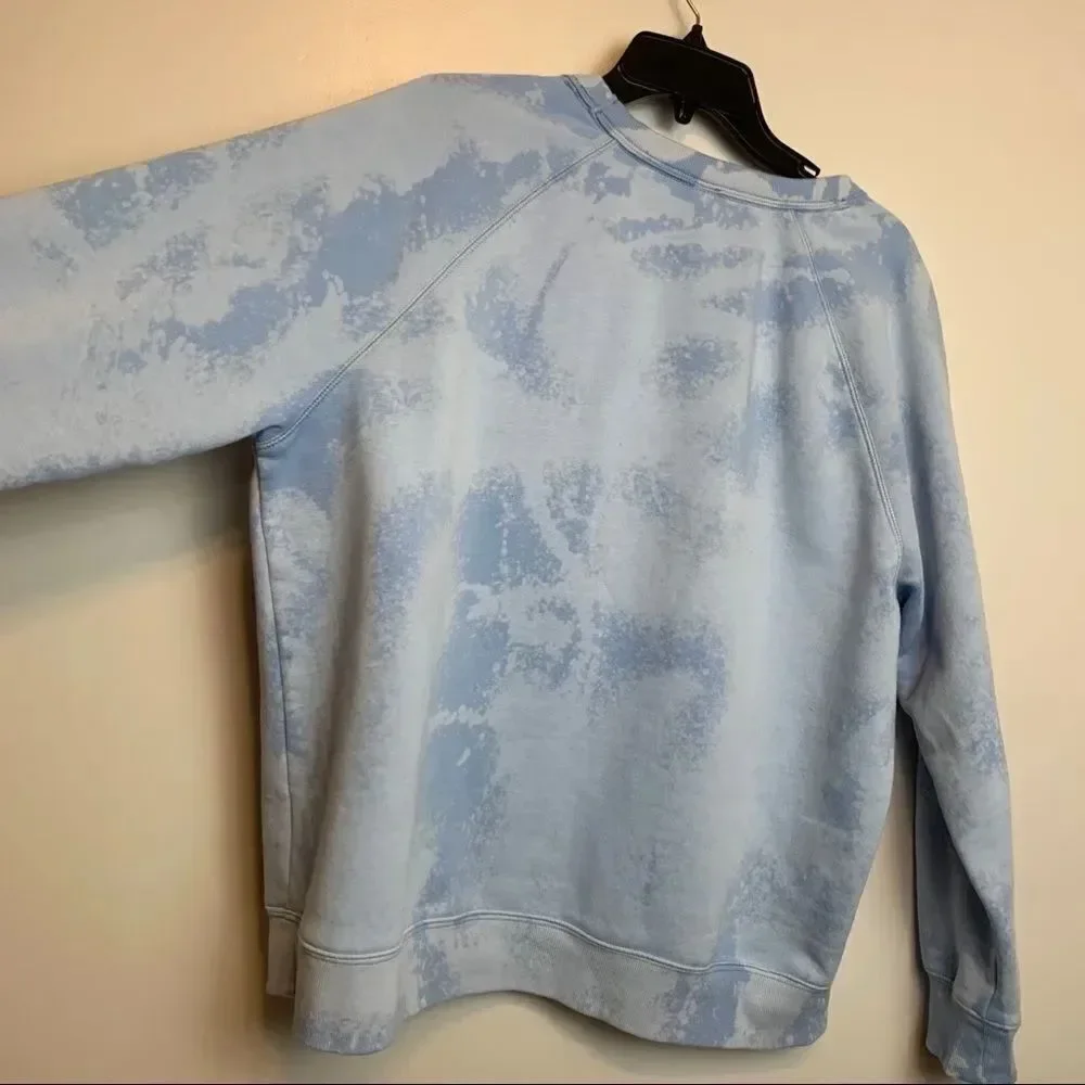 Old Navy Pullover Sweater Blue FUN Tie Dye size XL